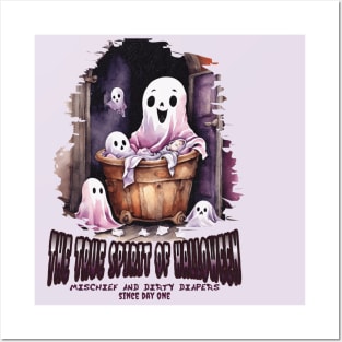 The true spirit of Halloween: Mischief and dirty diapers! Posters and Art